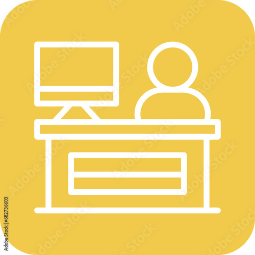 Hotel Reception Icon