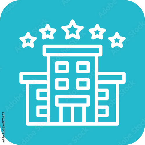 5 Star Hotel Icon