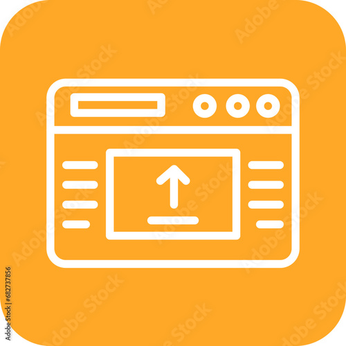 Webpage Upload Icon