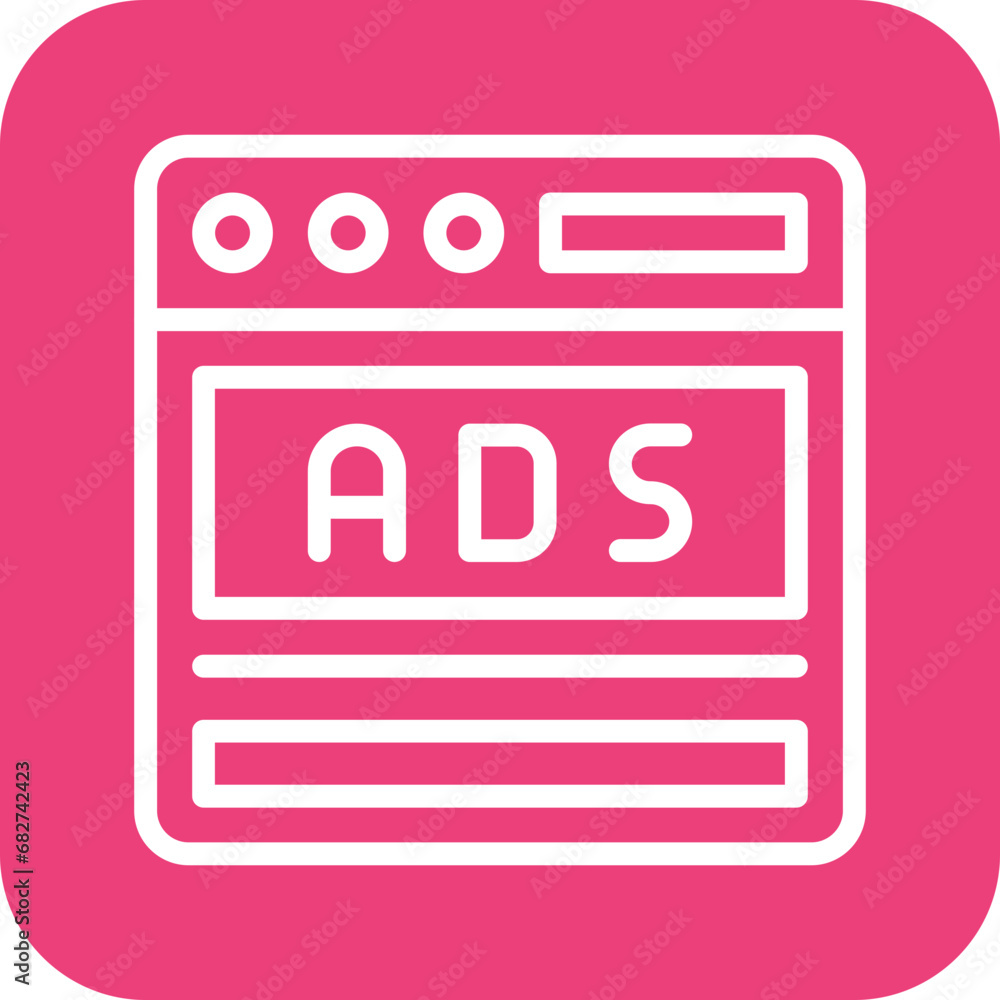 Online Ads Icon Online Ads Icon
