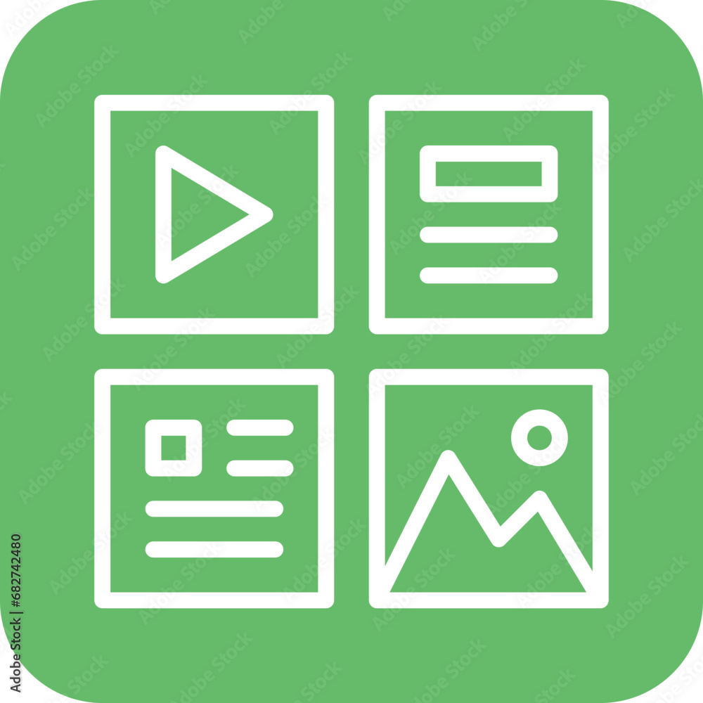 Online Content Icon Online Content Icon
