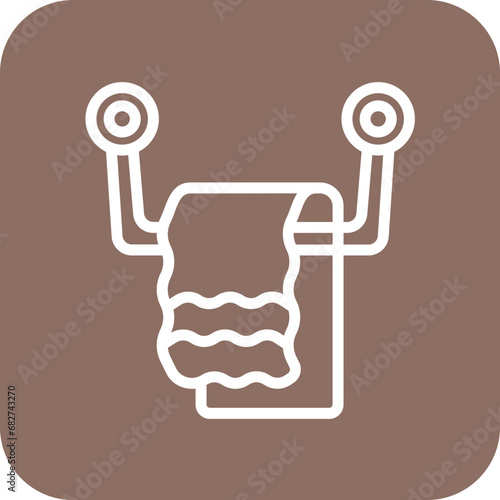 Bath Towel Icon