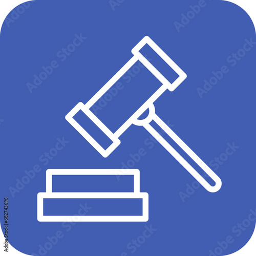 Judge Hammer Icon