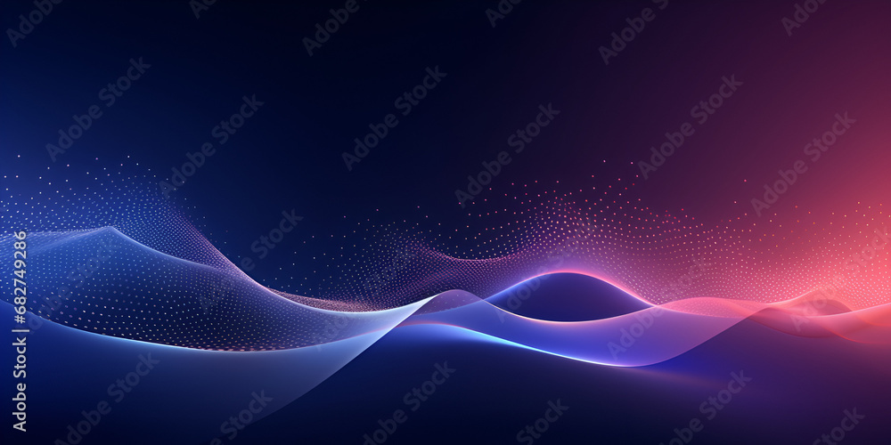 Wavy background abstract lines pink and purple, 