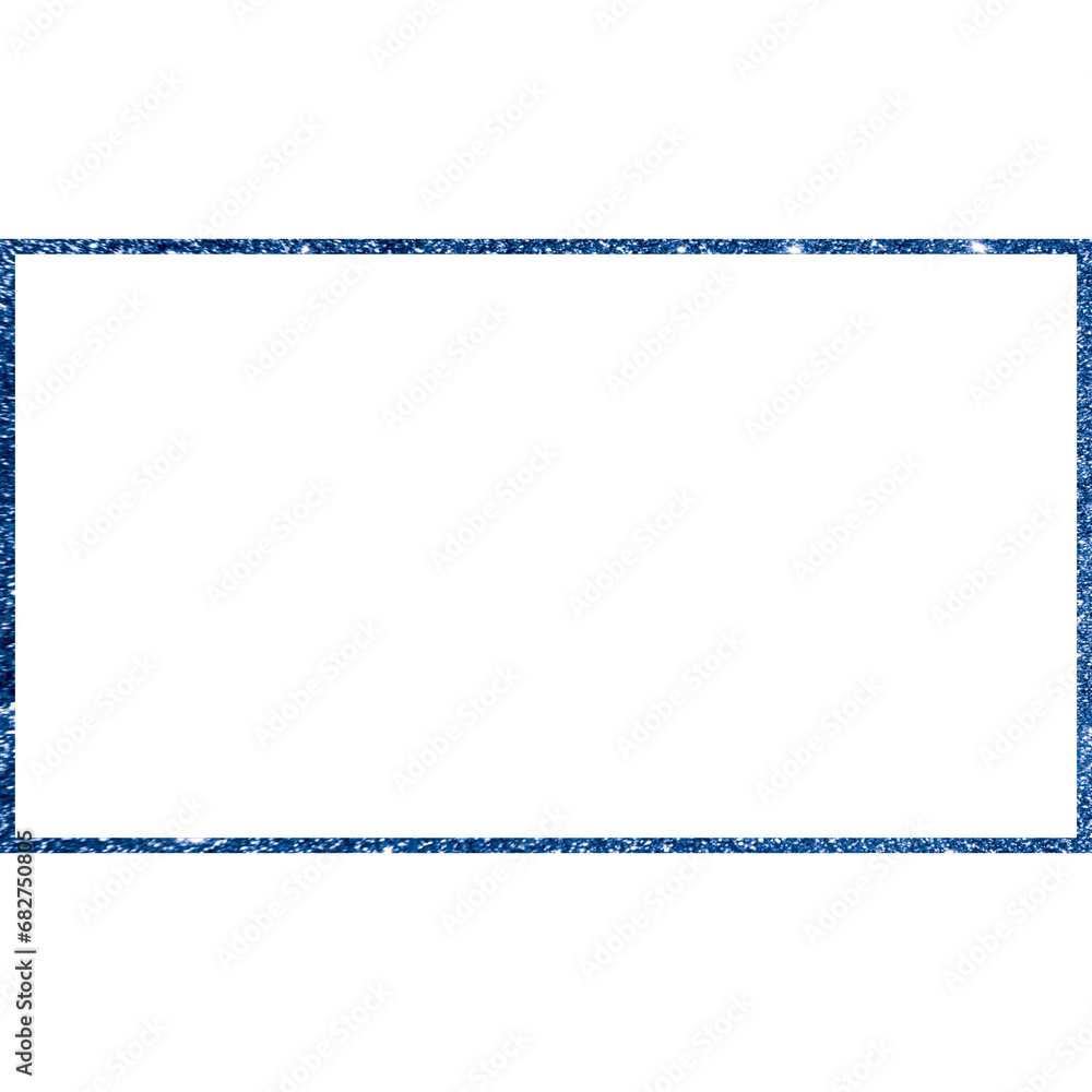 Rectangle Shape With Glitter Frame Rectangle Shape With Glitter Frame