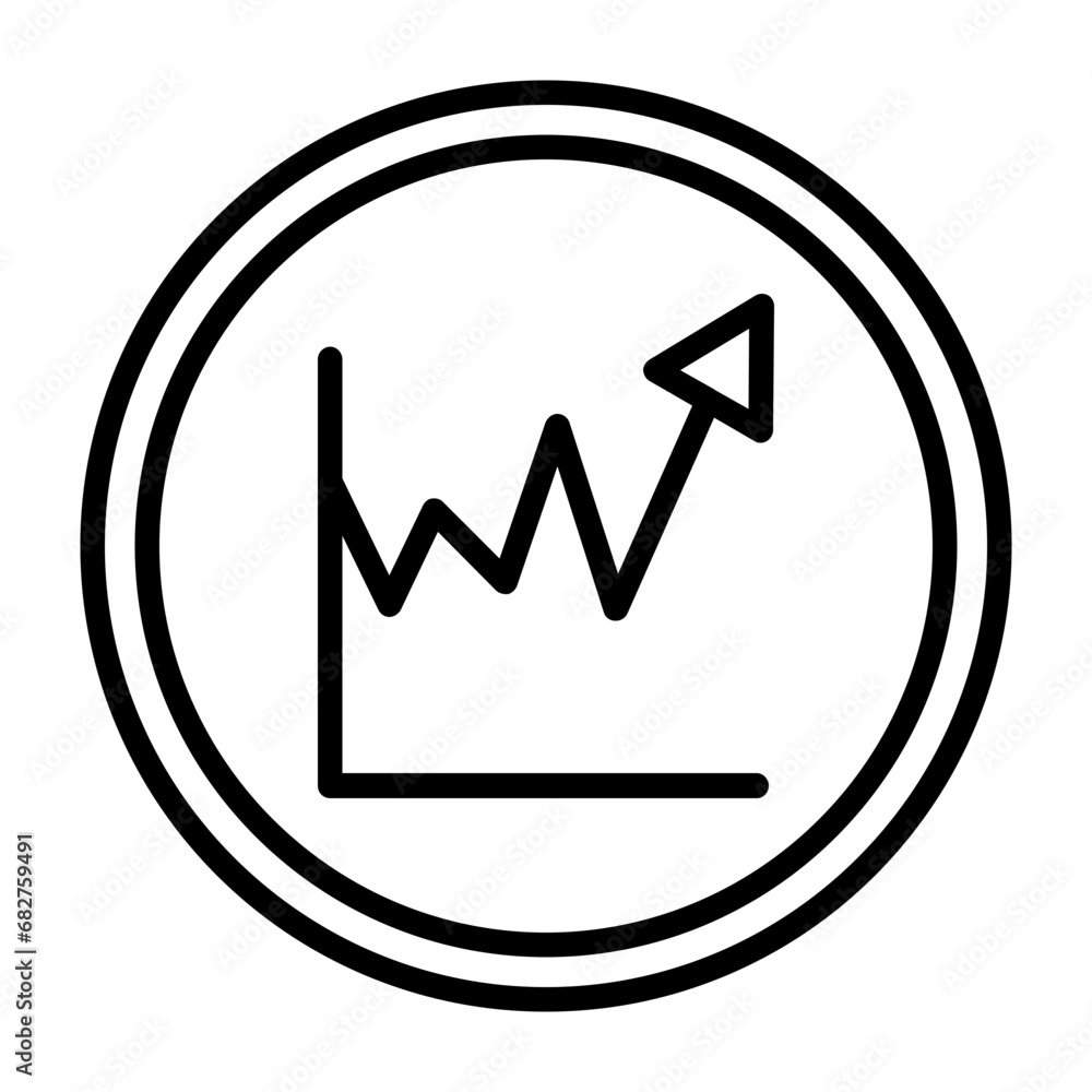 Line Chart Icon Line Chart Icon