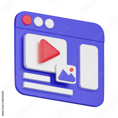Elevate your digital projects with our Front-End Output 3D Icon. Symbolizing seamless design and user experience, this illustration is perfect for modern tech concepts and web development.