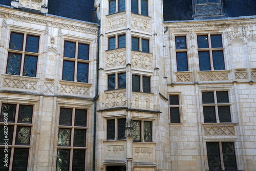 Jacques Coeur Palace, Bourges, France. Architectural detail.