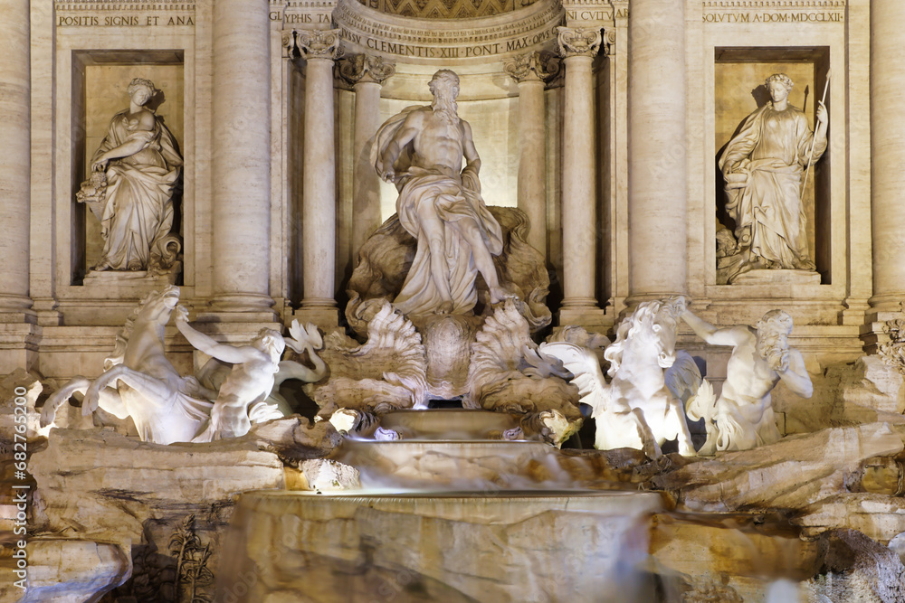 Fontana di Trevi Rome Italy	