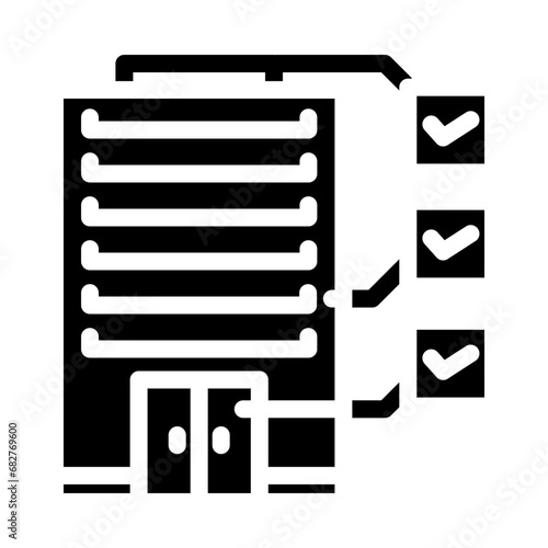 building specifications architectural drafter glyph icon vector. building specifications architectural drafter sign. isolated symbol illustration