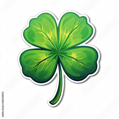 a green four leaf clover