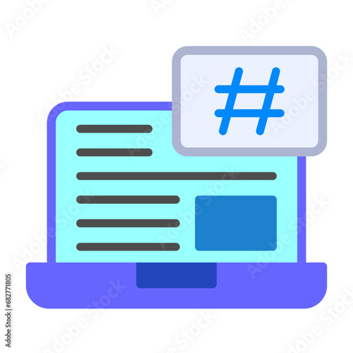 Hashtag Icon