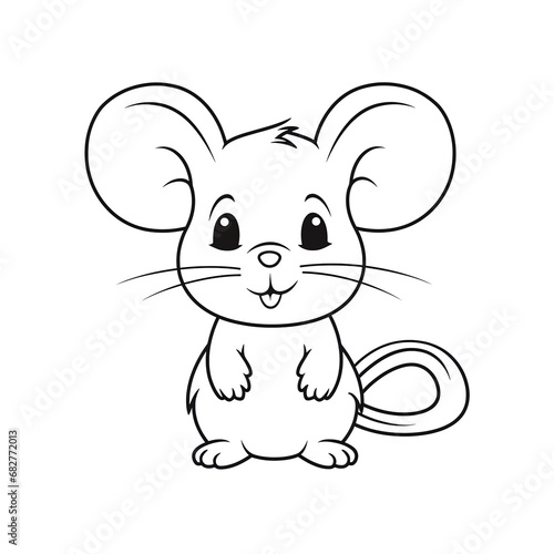 a cartoon of a mouse