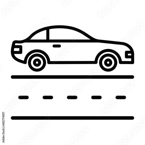 Car Lane Icon