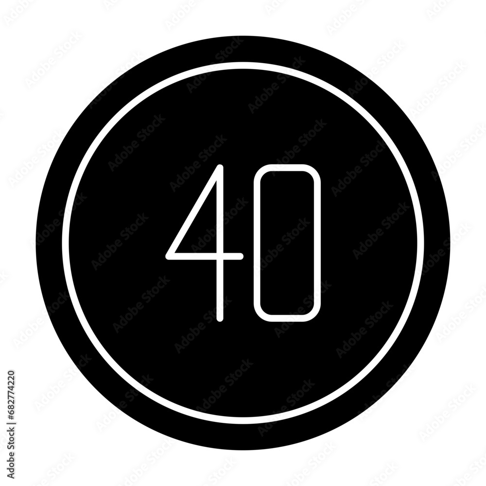 Speed Limit Icon Speed Limit Icon