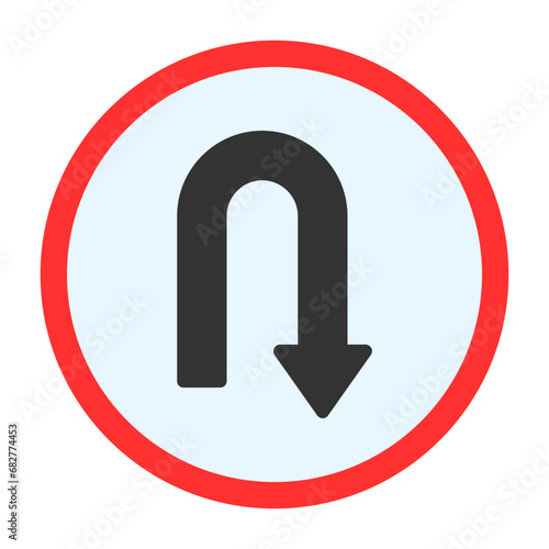 U Turn Icon