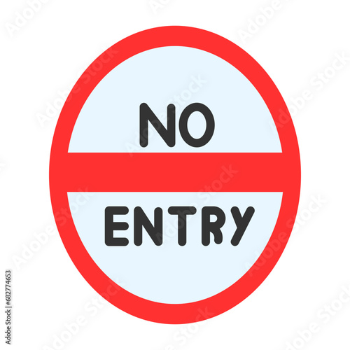 Free Download No Entry Icon - GFXLoad