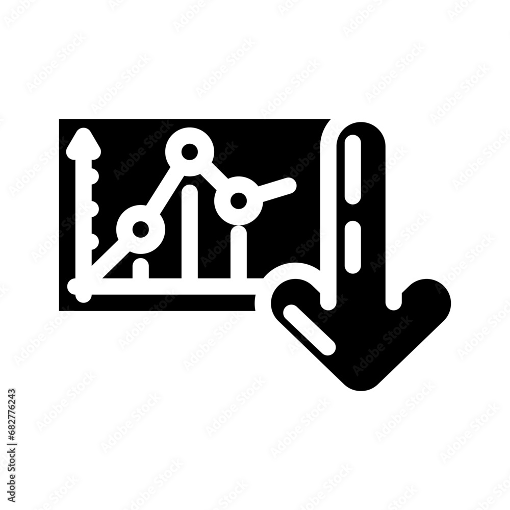 diagram loading statistical data glyph icon vector. diagram loading statistical data sign. isolated symbol illustration diagram loading statistical data glyph icon vector. diagram loading statistical data sign. isolated symbol illustration
