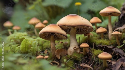 mushroom in the grass © Naila