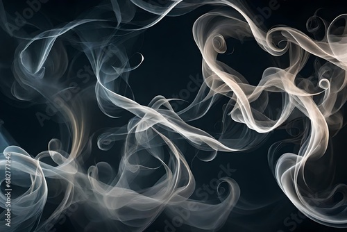 abstarct smoke swirls