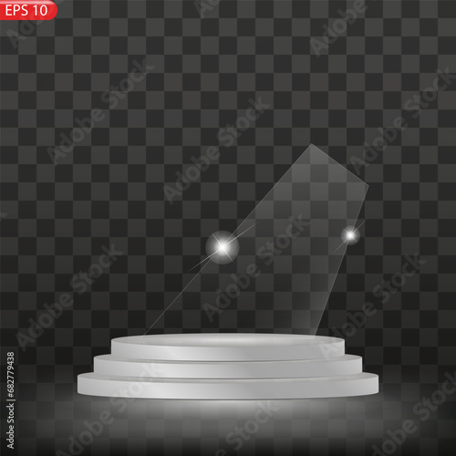 glass Winner trophies. Glass Trophy Awards. First place award, crystal prize and signed acrylic trophies.