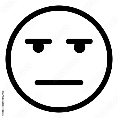 Outline Emoticon Illustration