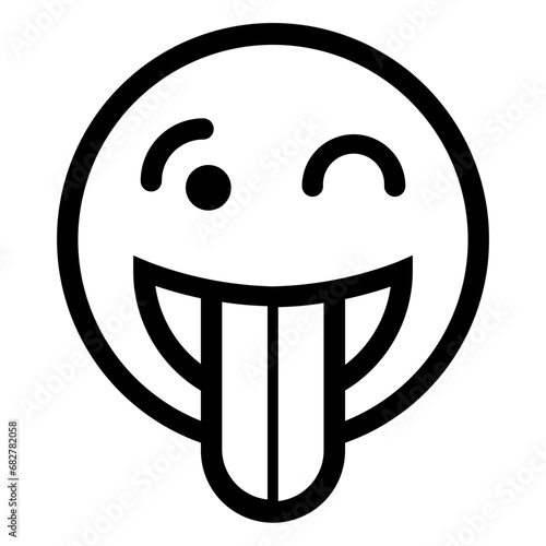 Outline Emoticon Illustration