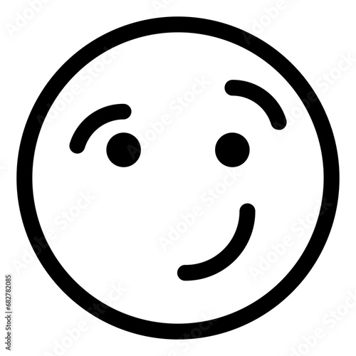 Outline Emoticon Illustration