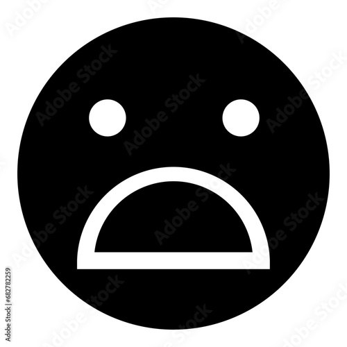 Solid Emoticon Illustration