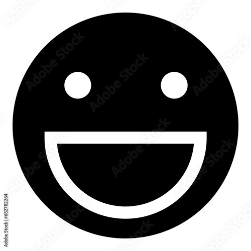 Solid Emoticon Illustration