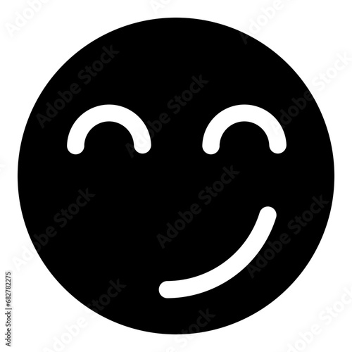 Solid Emoticon Illustration