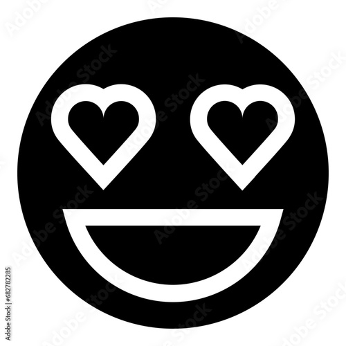 Solid Emoticon Illustration