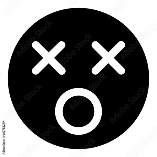 Solid Emoticon Illustration