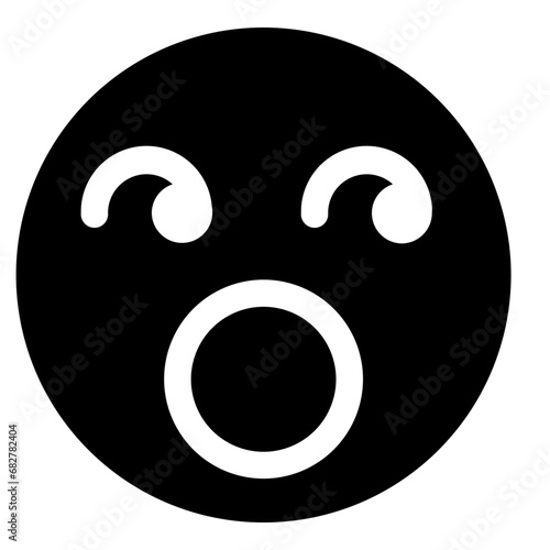 Solid Emoticon Illustration