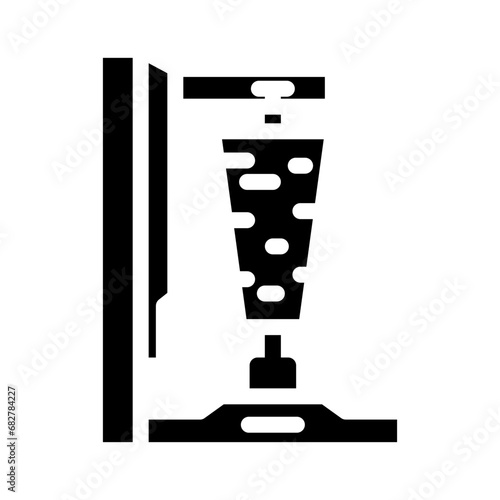doner kebab turkish cuisine glyph icon vector. doner kebab turkish cuisine sign. isolated symbol illustration