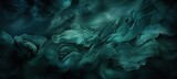 Fluid Motion: Abstract Ensemble in Turquoise and Deep Green