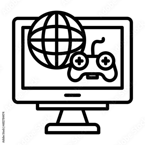 Online Gaming Icon