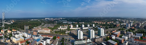 Oulu city at summertime  Finland