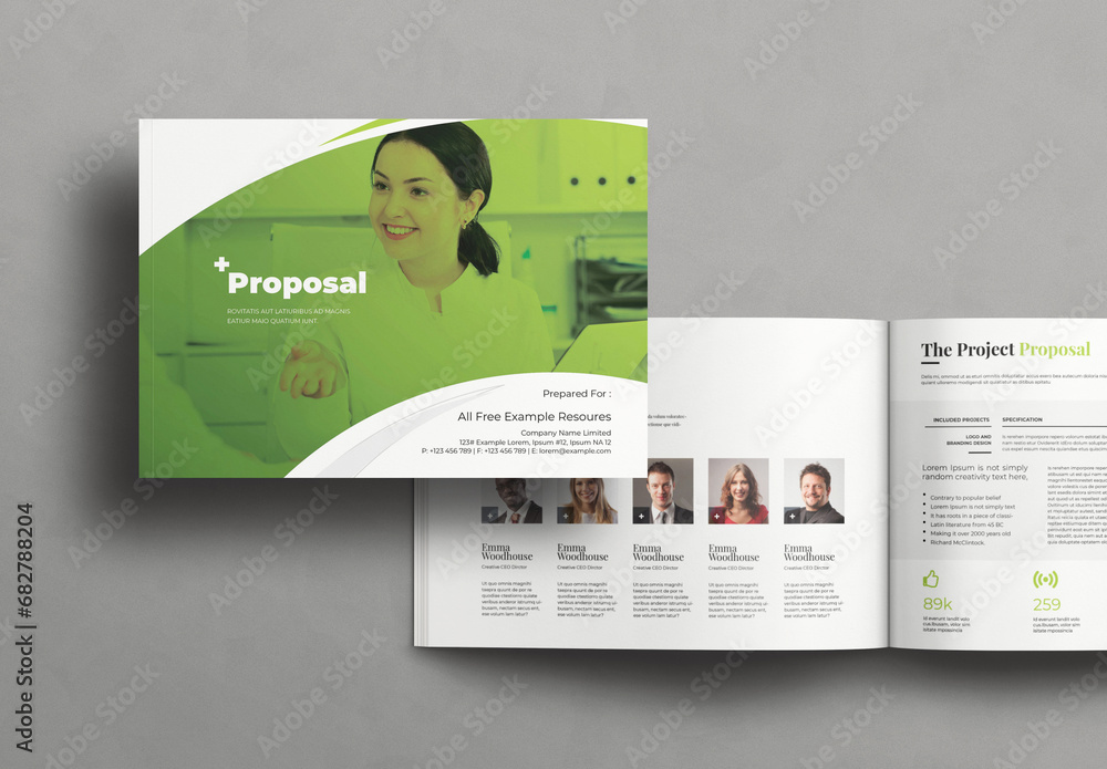 Proposal Stock Project Proposal Stock Template | Adobe Stock