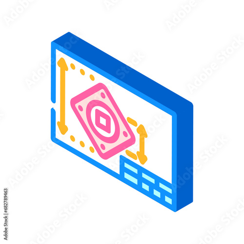 2d drafting architectural drafter isometric icon vector. 2d drafting architectural drafter sign. isolated symbol illustration