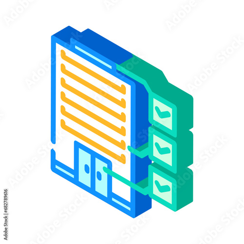 building specifications architectural drafter isometric icon vector. building specifications architectural drafter sign. isolated symbol illustration