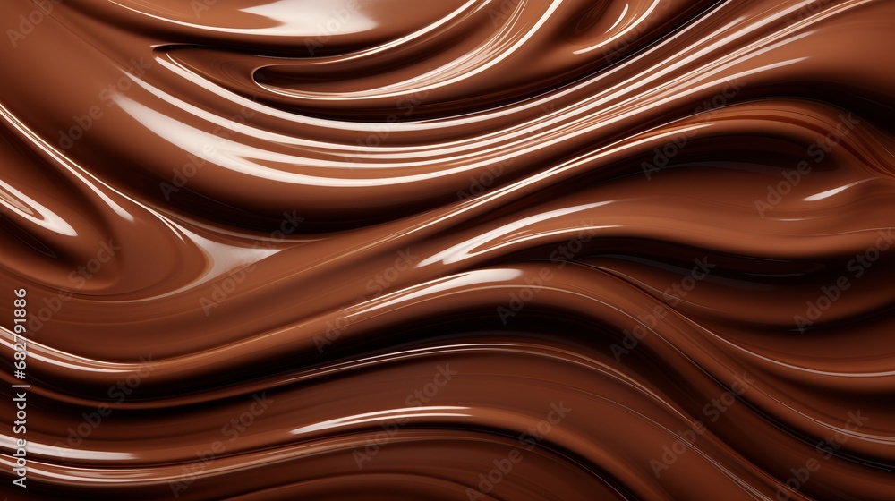 Melted chocolate. Milk chocolate background Melted chocolate. Milk chocolate background
