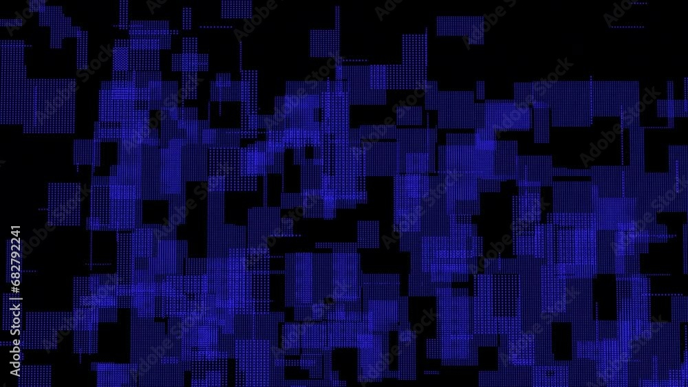 Abstract animation with wave object in motion loop. Abstract animation with wave object in motion loop.