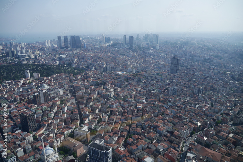 Arial View of Istanbul residential buildings Arial View of Istanbul residential buildings