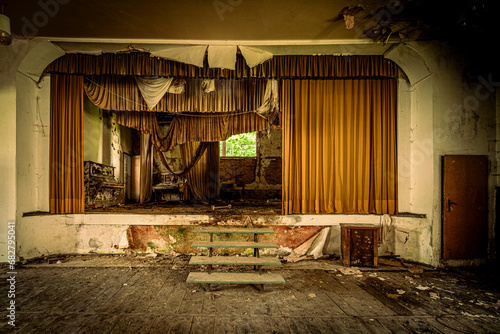 The abandoned pub for wedding and party.