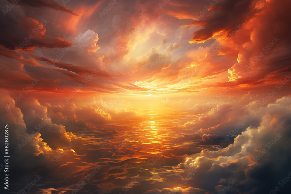 Cloud Sunset background