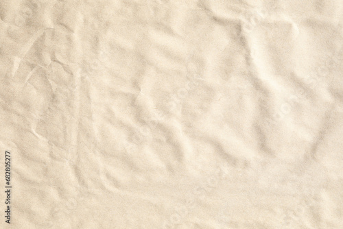 Brown crumpled paper surface texture