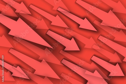 red arrows background