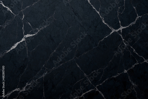 Black marble texture background pattern. Black stone surface. abstract natural marble black and white. Generative AI