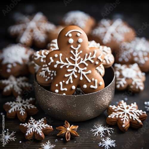 christmas gingerbread man cookies